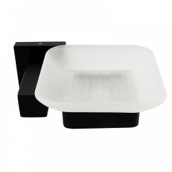 Wall Mounted Ottimo Nero Black Soap Dishes Holder Wall Mounted Ottimo Nero Black Soap Dishes Holder